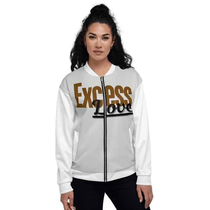 God's Love is excess unisex Bomber Jacket product image (1)