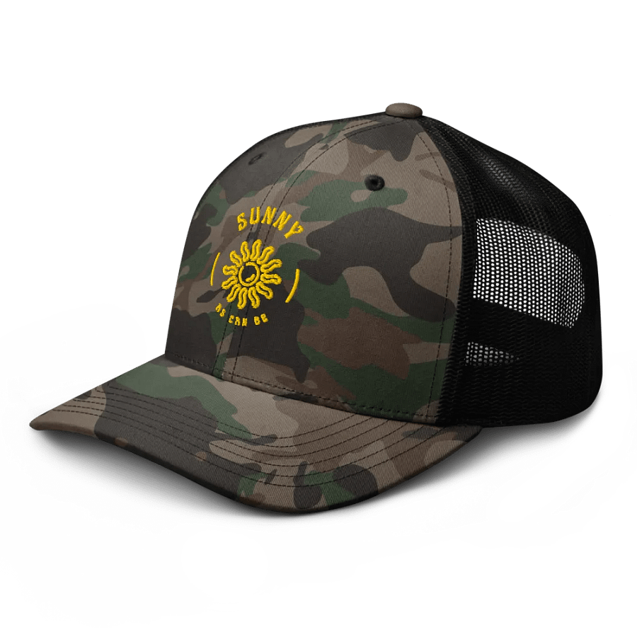 Sunny as can be camo dad cap product image (6)