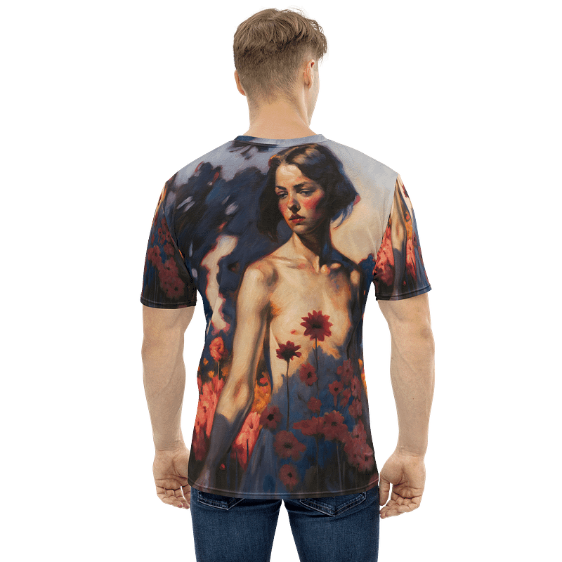 Naked woman erotic art Print All-Over Print Tee