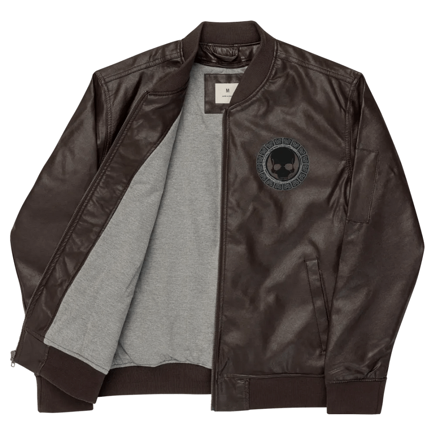 Threadfast Apparel Faux Leather Bomber Jacket (v4) product image (4)