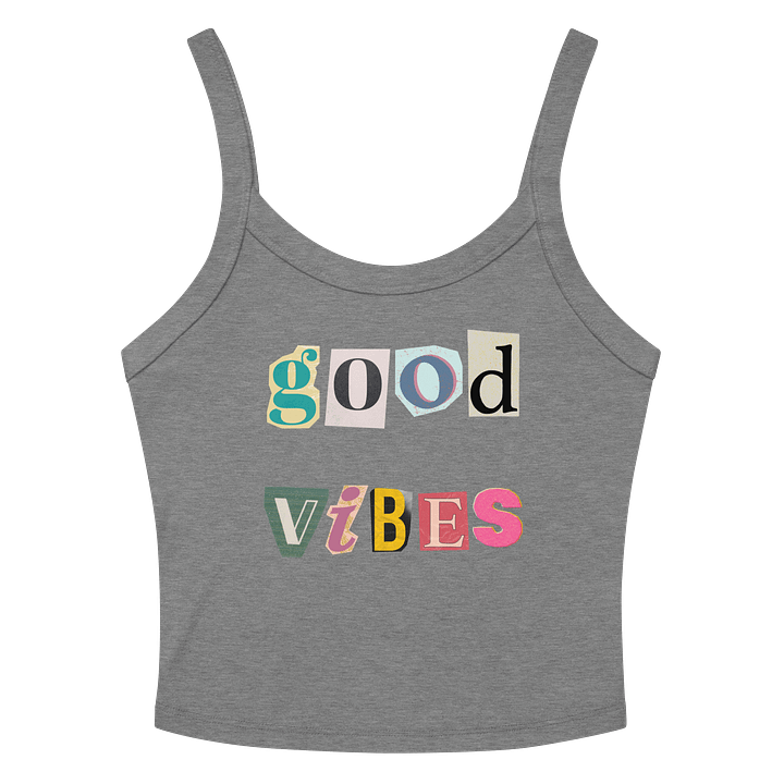 Good Vibes Ribbed Tank Top product image (13)