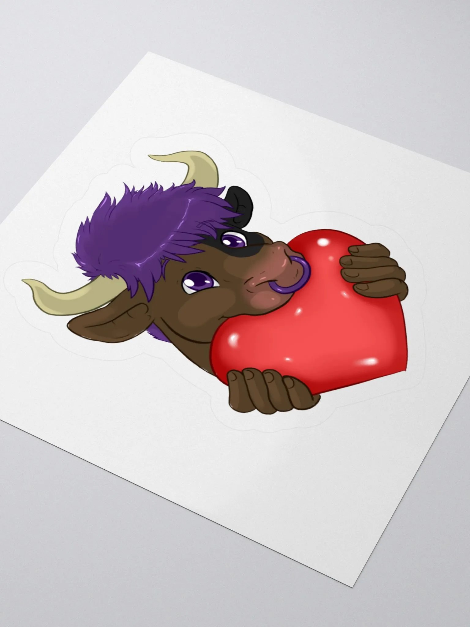 Yuuma Heart Emote Sticker product image (3)