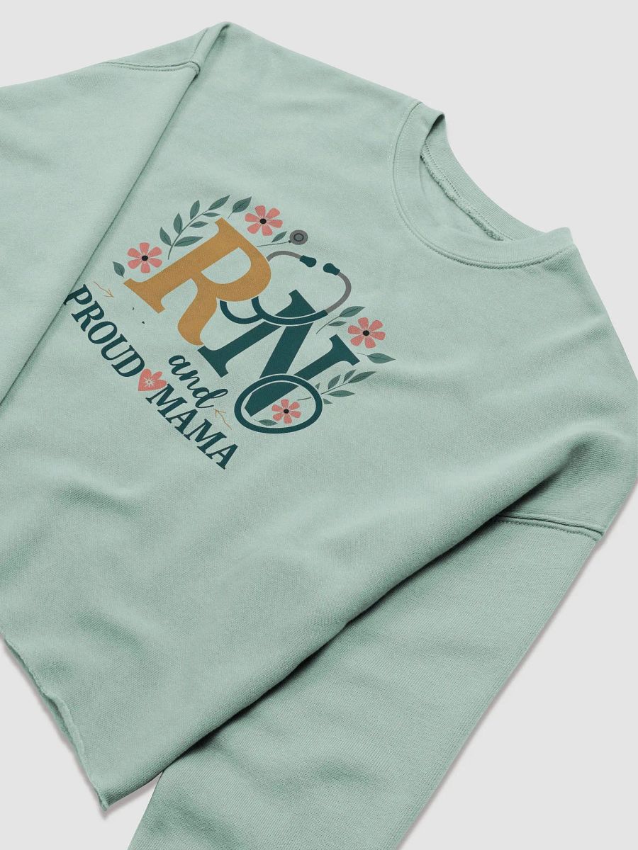 RN and Proud Mama Fleece Crop Sweatshirt product image (14)