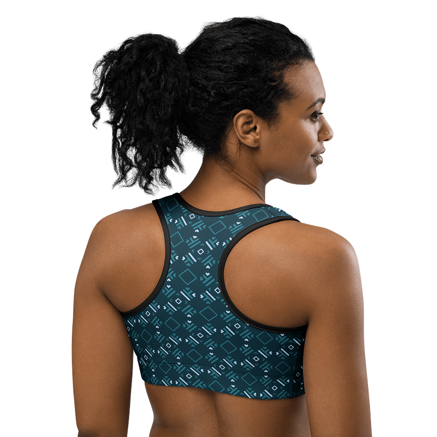 Facet Fantastic Geometric Print Sports Bra product image (4)