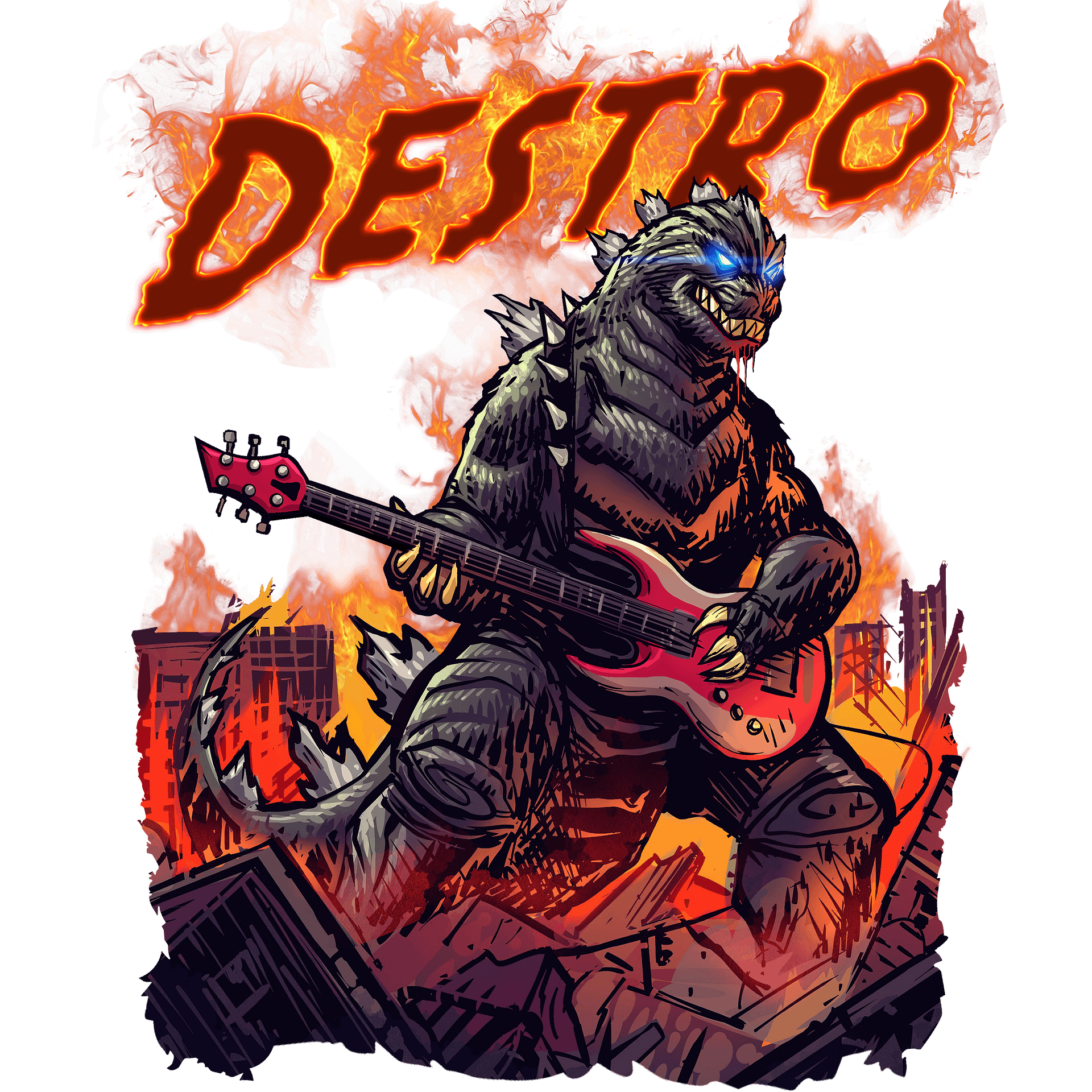 Crop Sweater - Rock Zilla product image (4)