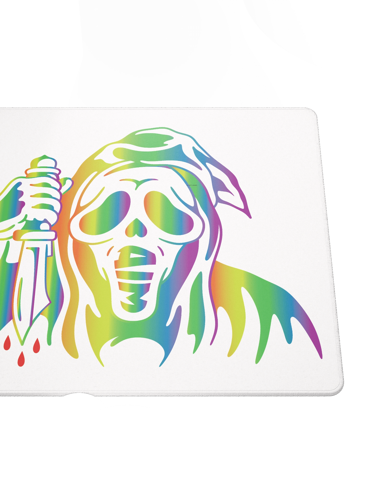 Rainbow Ghost Mouse Pad product image (9)