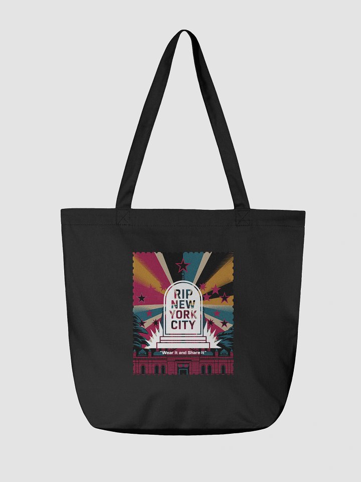 "RIP NYC" Full Color Statement Tote Bag product image (3)