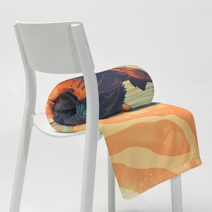Dachshund Weiner Swimming Throw Blanket product image (8)