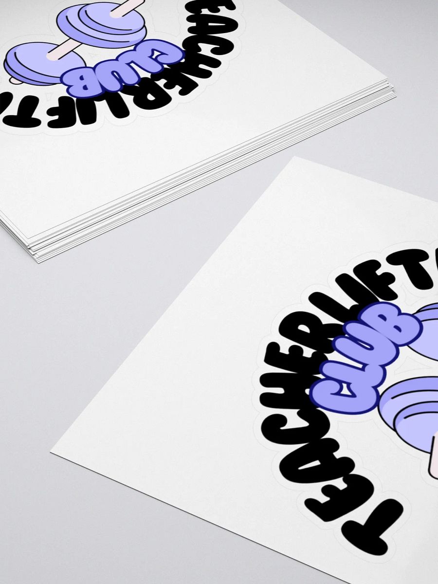 Teacher Lifting Club sticker product image (4)