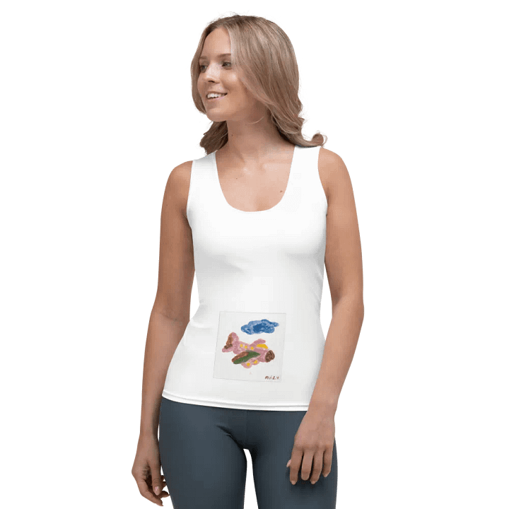 Kid Airplane (All-Over Print Women's Tank Top) product image (1)