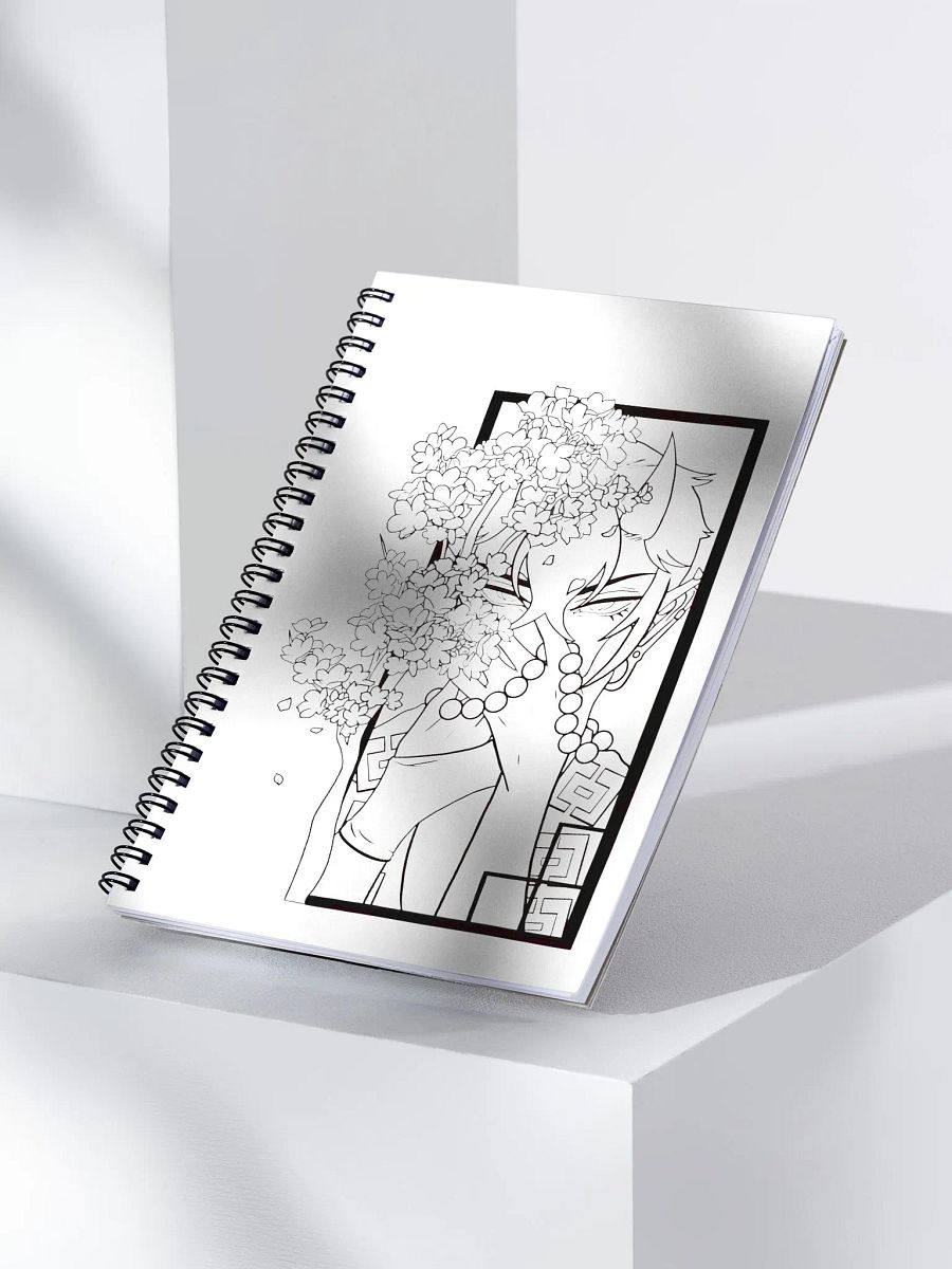 Blacked Cherry Blossom Notebook product image (3)