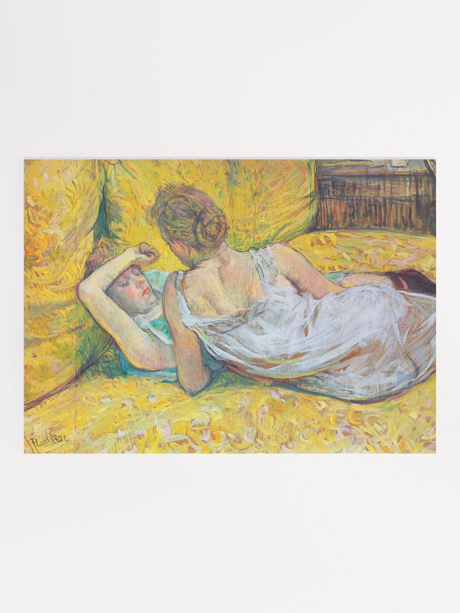 ''L'abandon'' by Henri de Toulouse-Lautrec Poster product image (1)