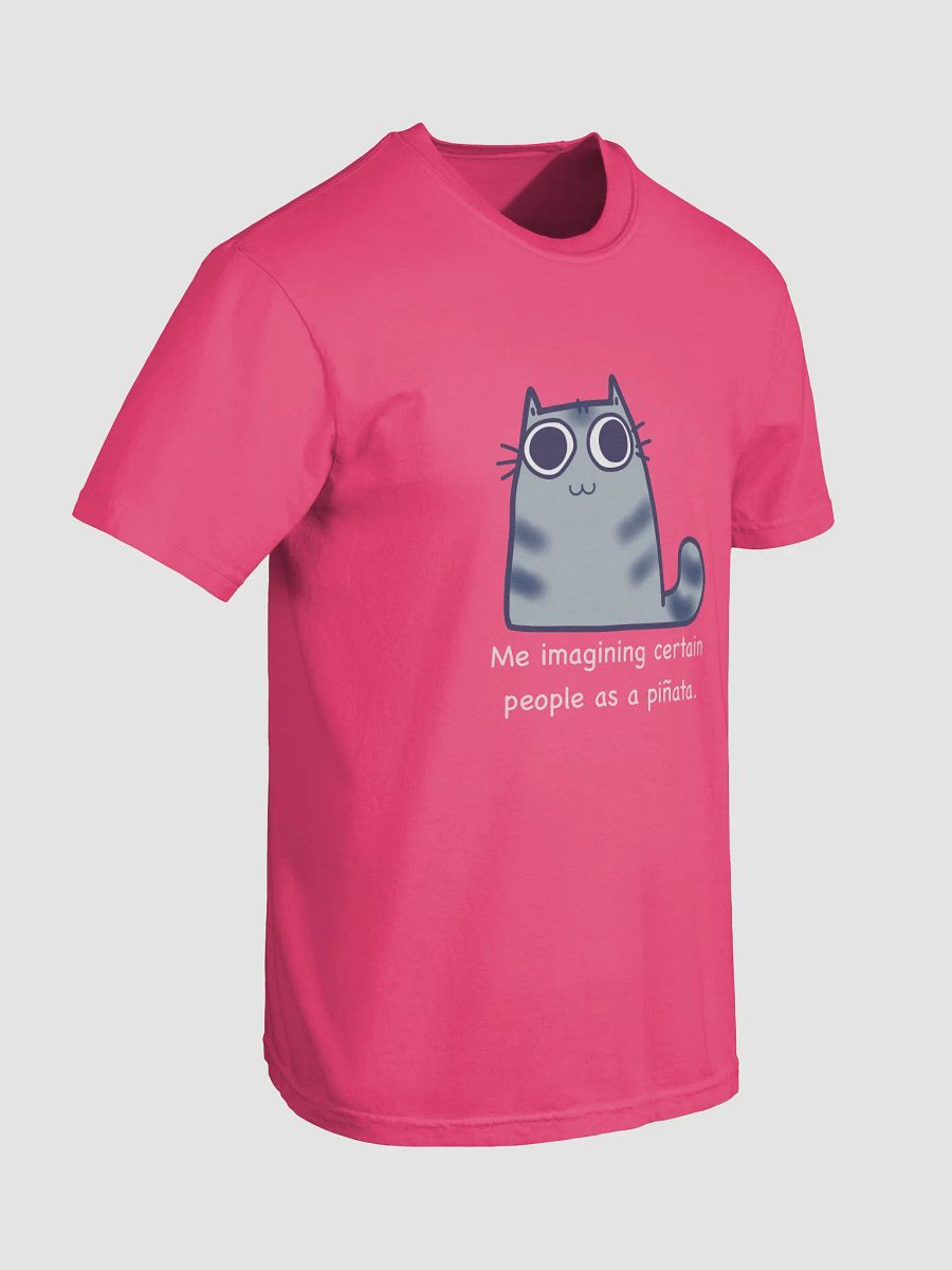 Whiskered Dreamer Cartoon Cat T-Shirt product image (106)