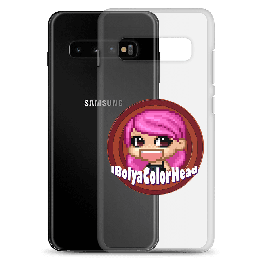 IbolyaColorHead Logo Samsung Clear Phone Case product image (2)