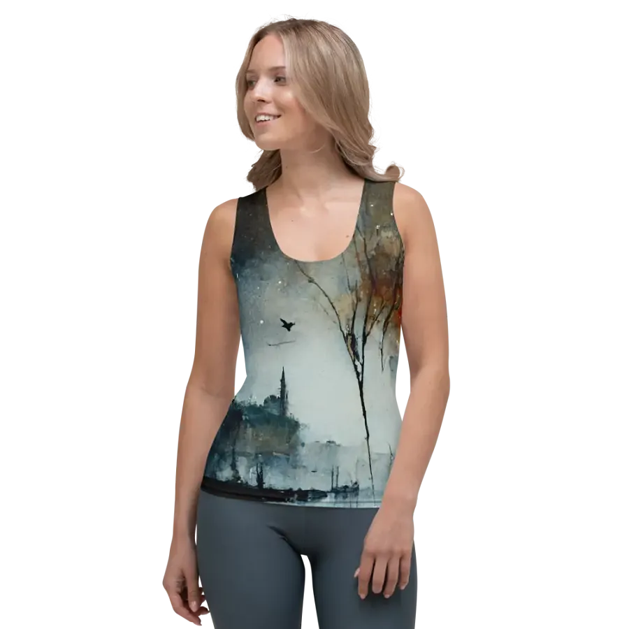 Misty Duck All-Over Print Tank Top product image (1)