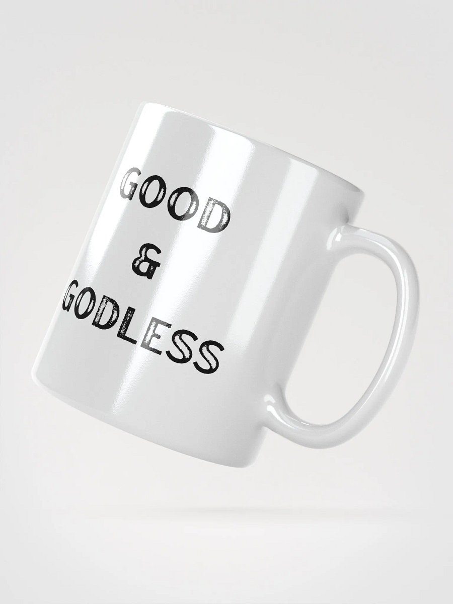 Good + godless mug white product image (4)