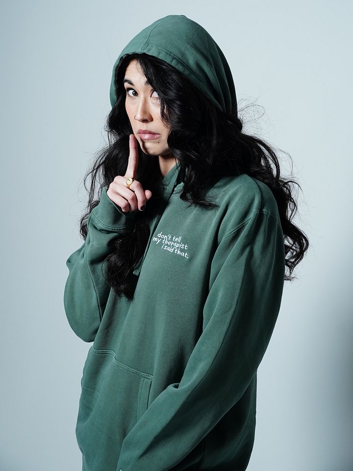Therapy Hoodie (Embroidered) product image (2)