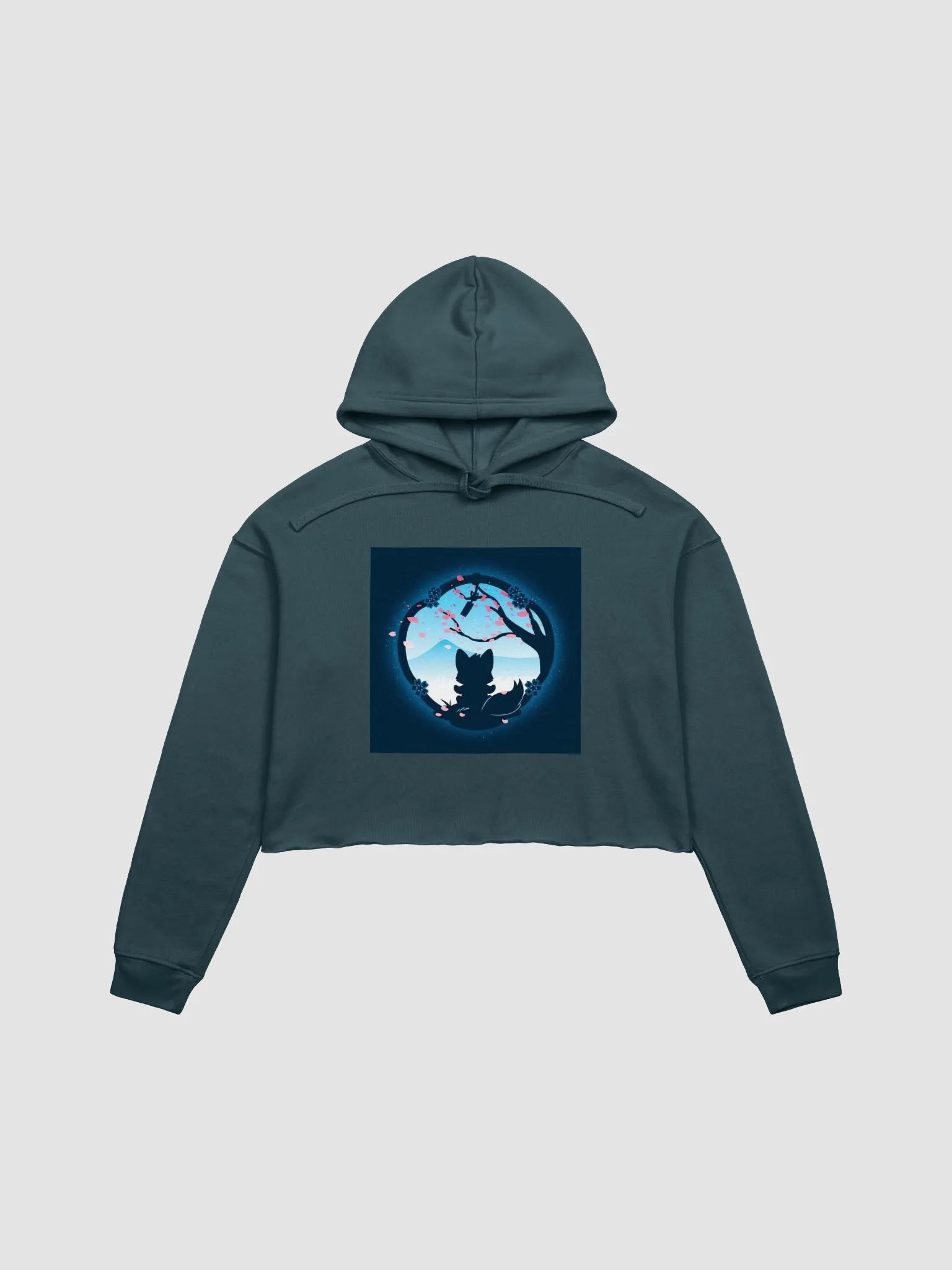 Dreamy Fox Crop Hoodie product image (4)