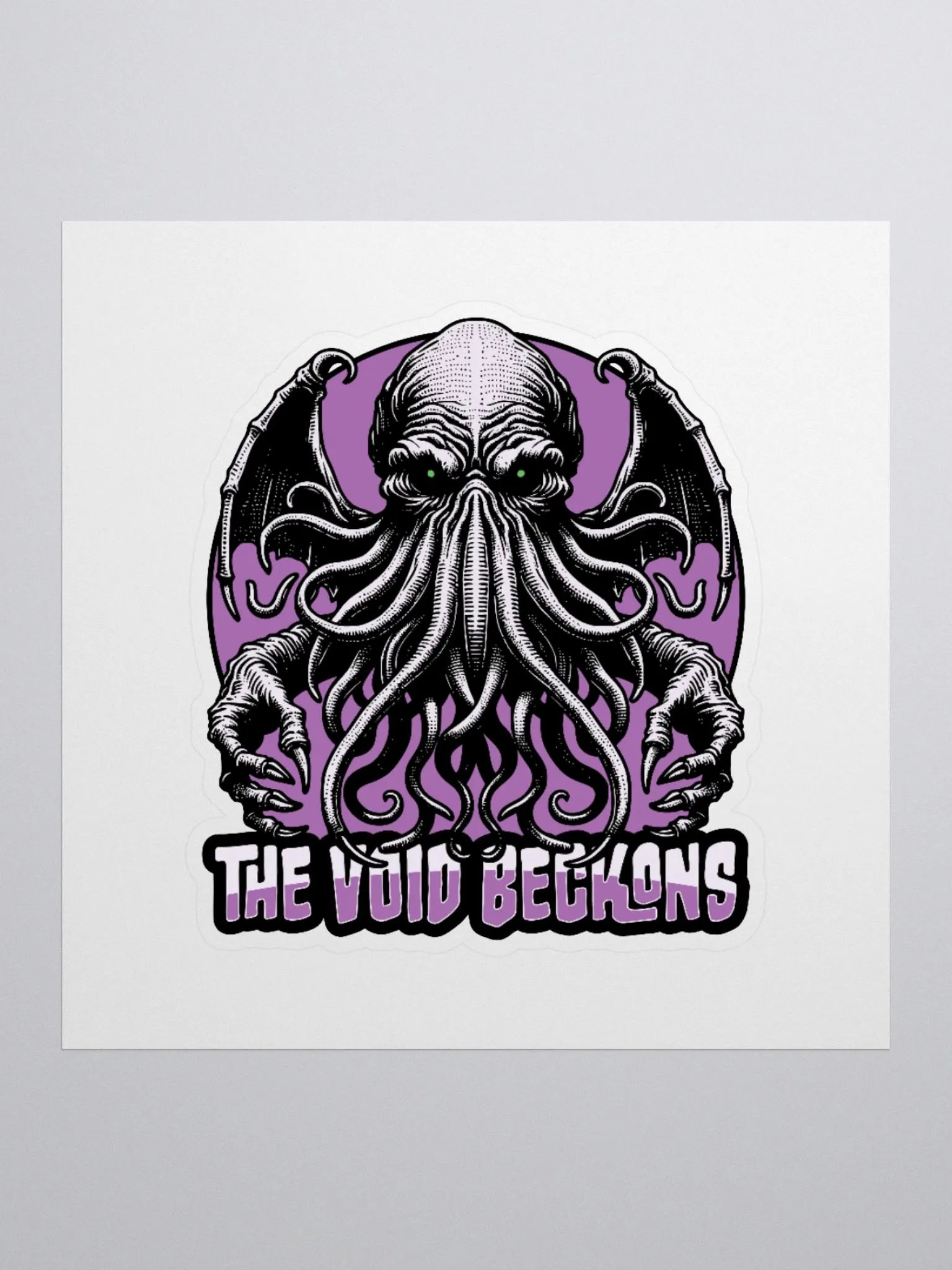 “The Void Beckons” Cthulhu Sticker – Gothic Horror Vibes product image (2)