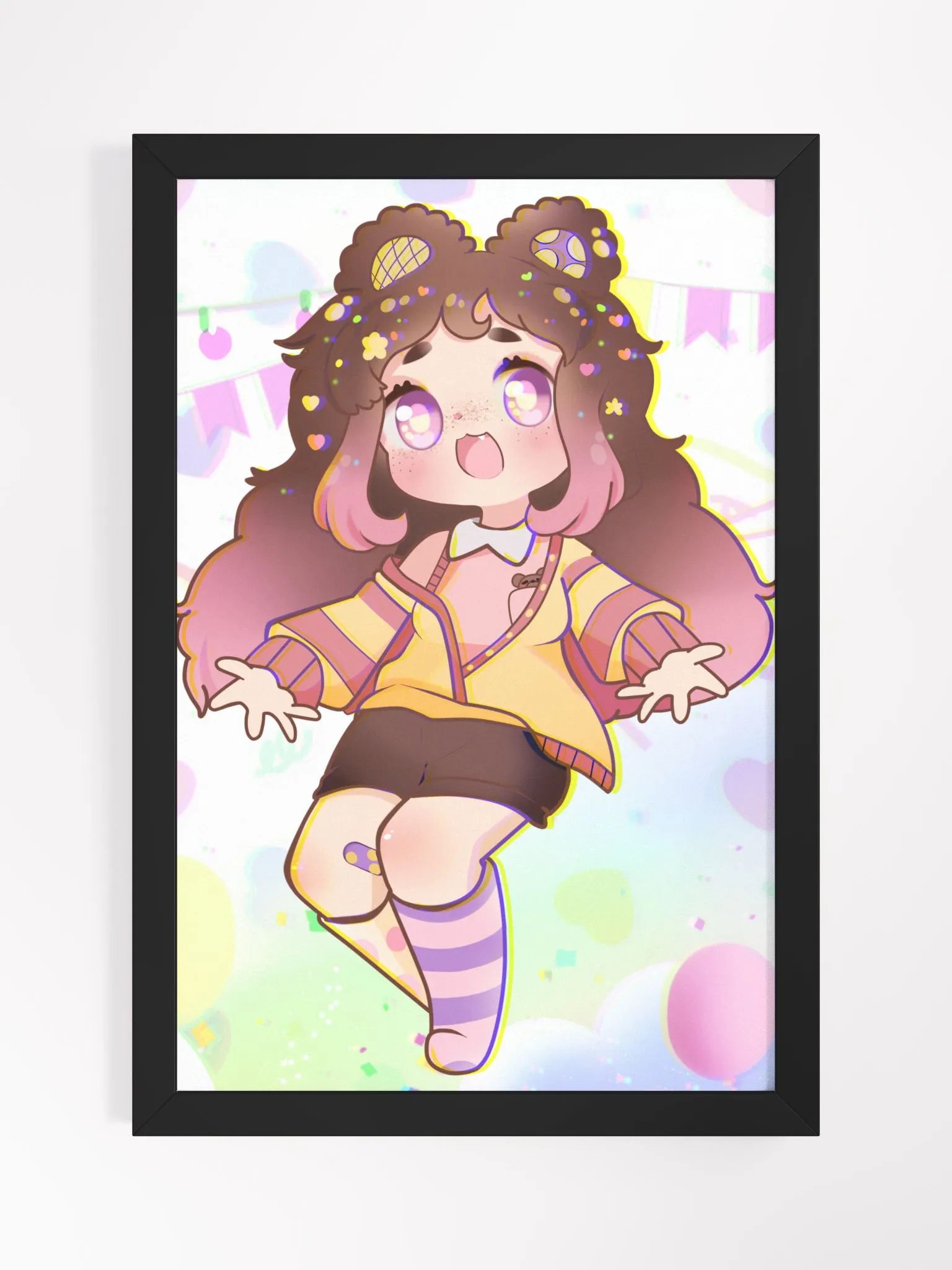 Chibi Ashe Framed Matte Poster ˚ ༘♡ product image (1)