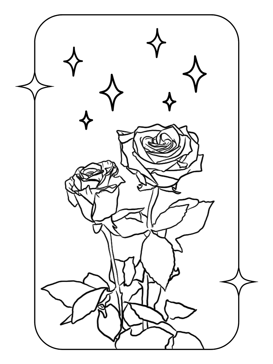 Enchanted Flowers Coloring Pages product image (3)