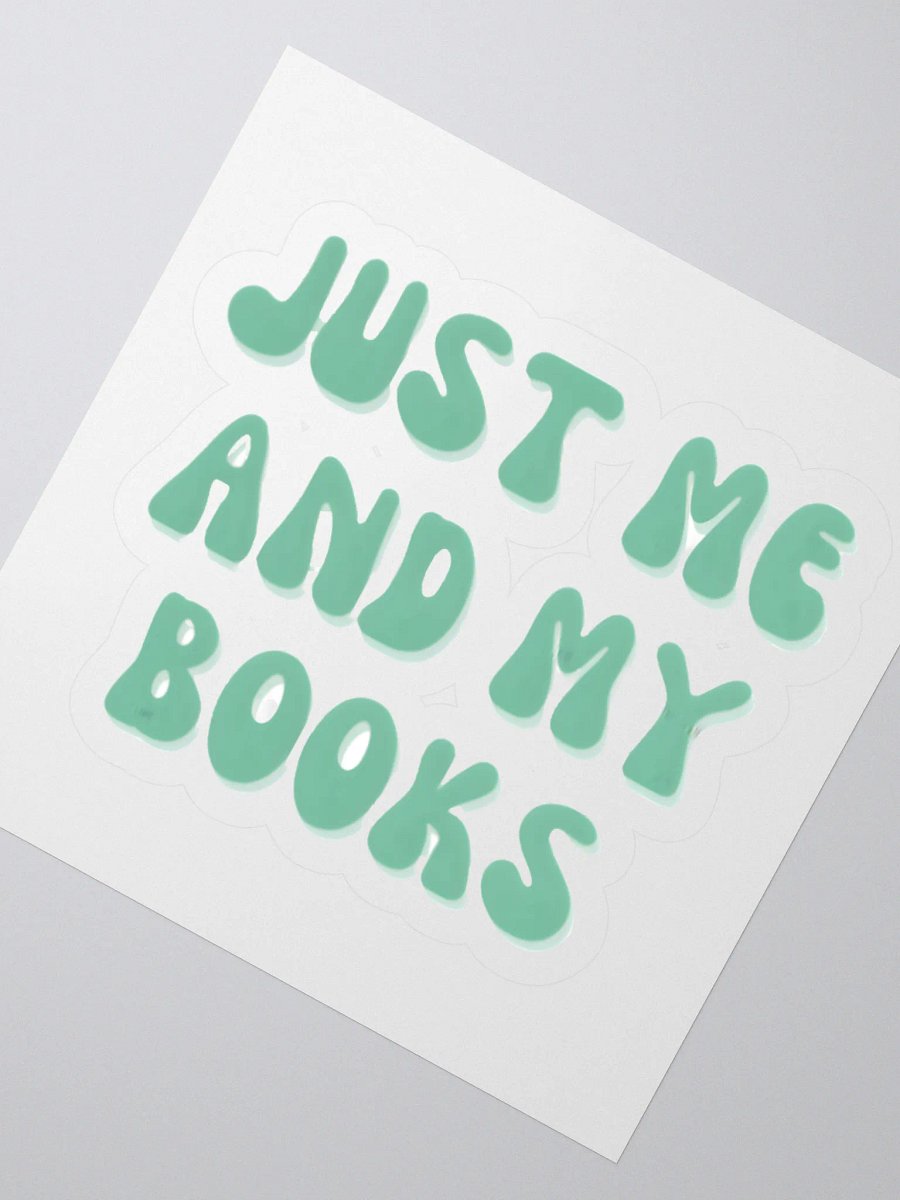 Just Me and My Books Stickers product image (6)