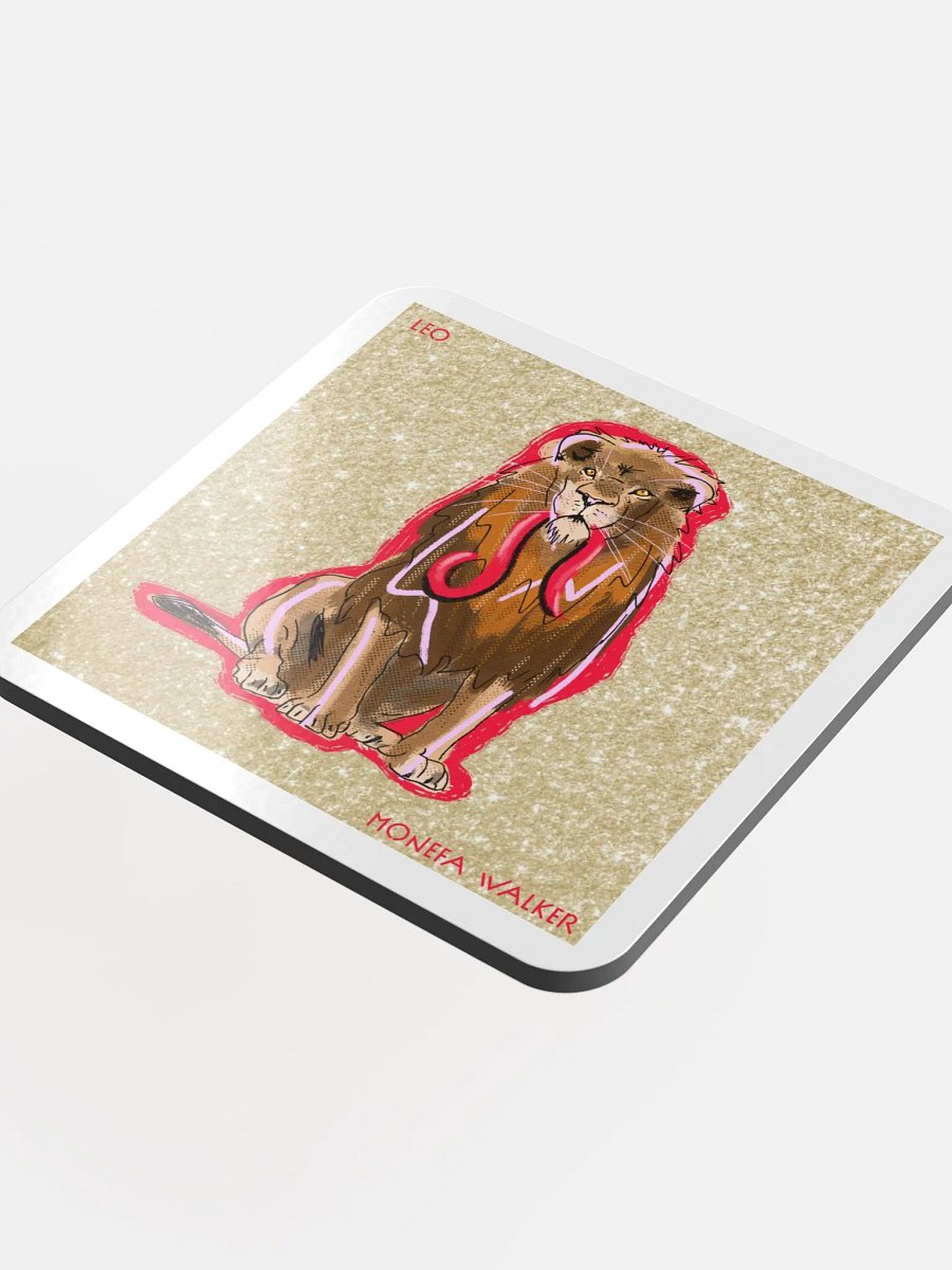 Glossed cork coaster product image (4)