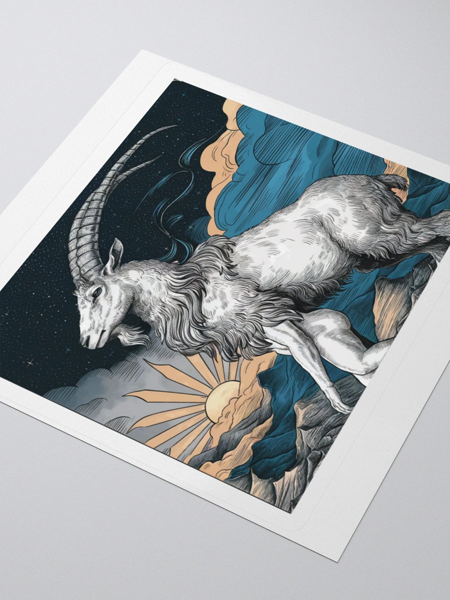 Capricorn: Celestial Goat Vinyl Sticker product image (7)