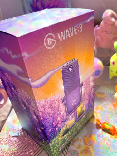 My @elgato Wild Lavender mic arrived today! It’s just as pretty in person as it was online! I’m praying they do another run o...
