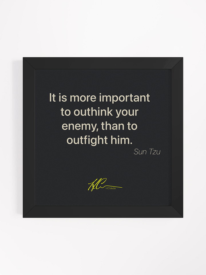 Sun Tzu Q1 - Framed Poster product image (1)