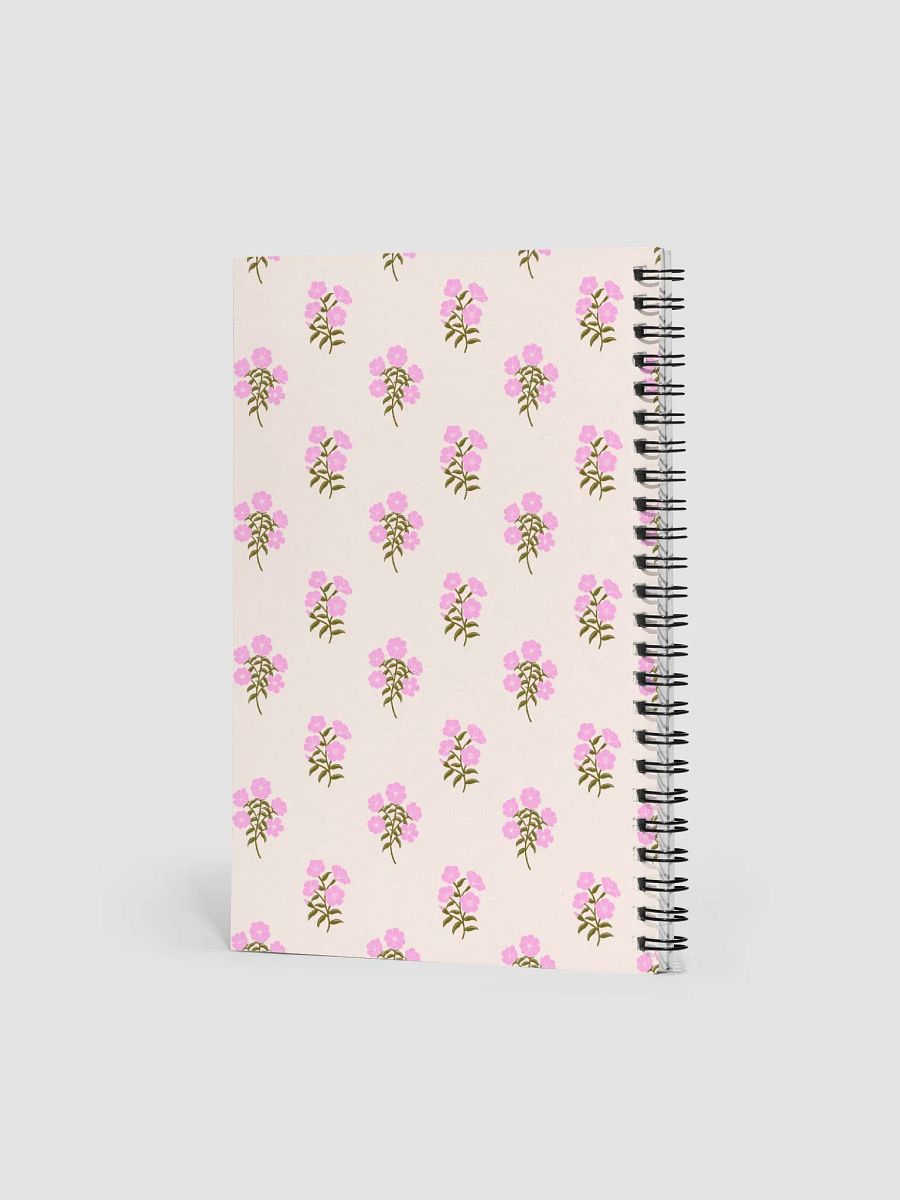 Alpine Cascade - Pink and Yellow on Dark Blue - Spiral Notebook product image (4)