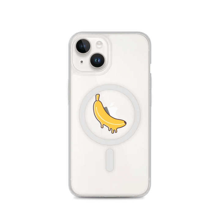 Melting Banana MagSafe® Clear iPhone® Case product image (4)