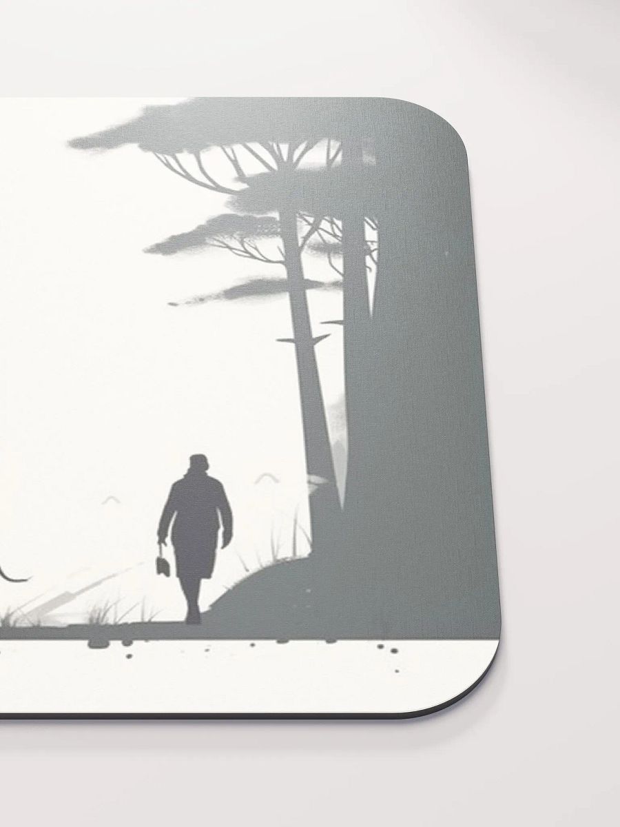 Monochrome Mousepad - Elephant & Handler product image (5)