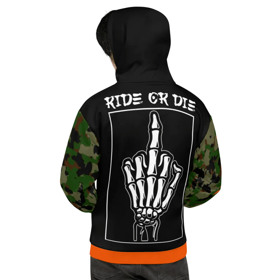 Sturgis Orange Camoflauge Hoodie product image (8)