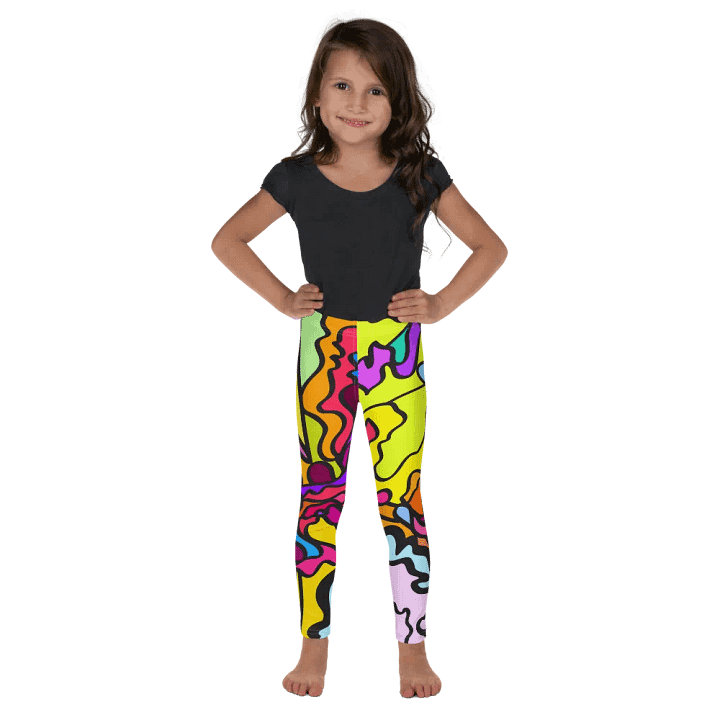 Energize in Color Kids Leggings - Wave at Sunset product image (1)