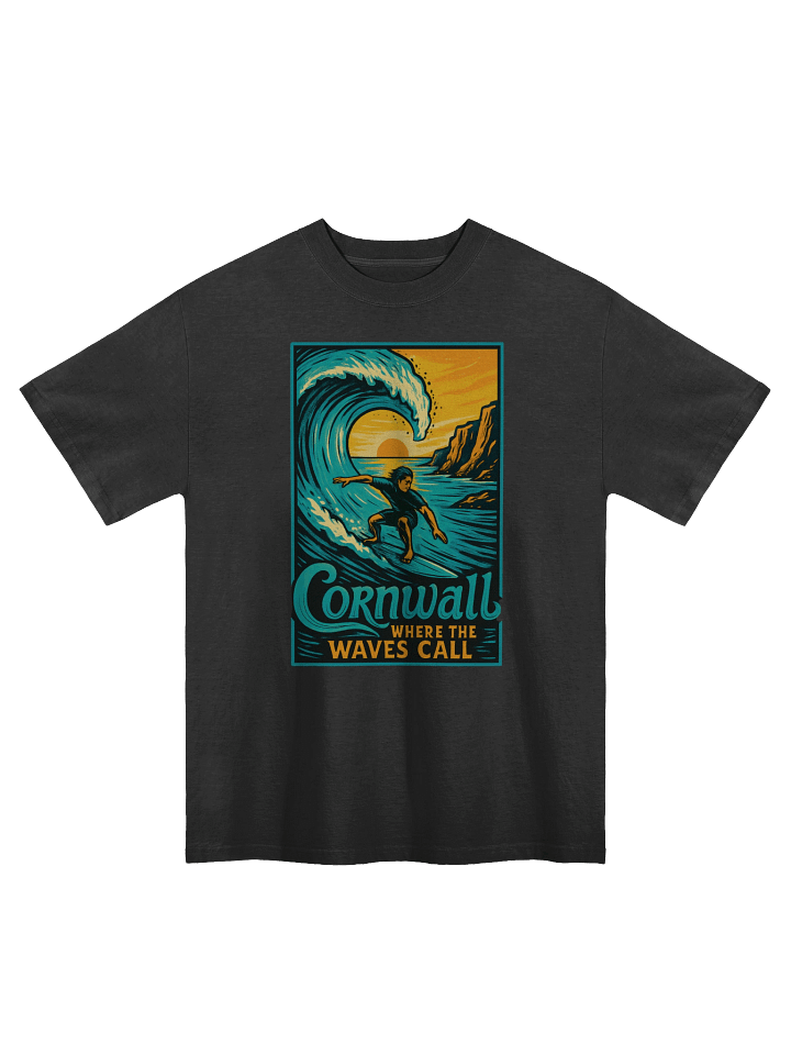 Cornish Surf Life Oversized Faded Tee product image (2)
