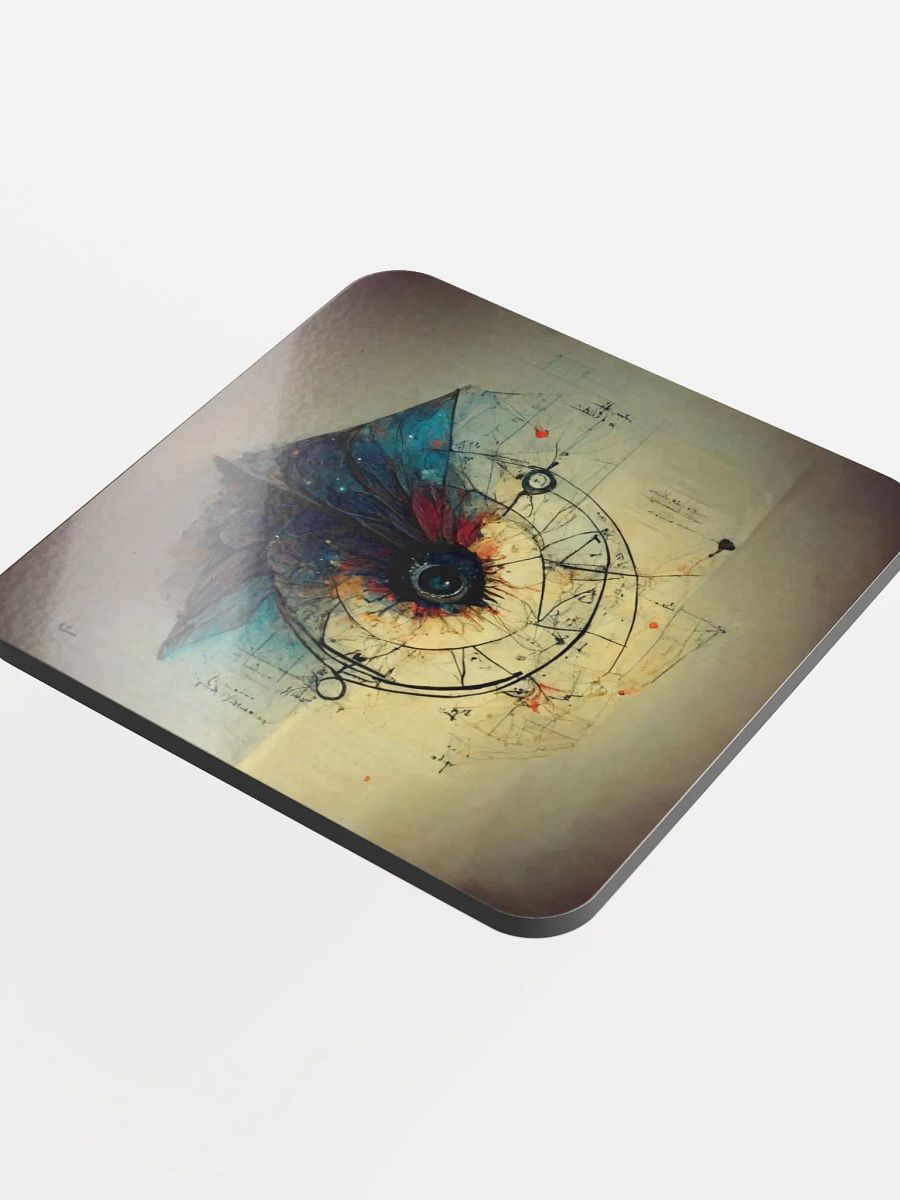 Enigmatic Eye Cork Coaster product image (4)