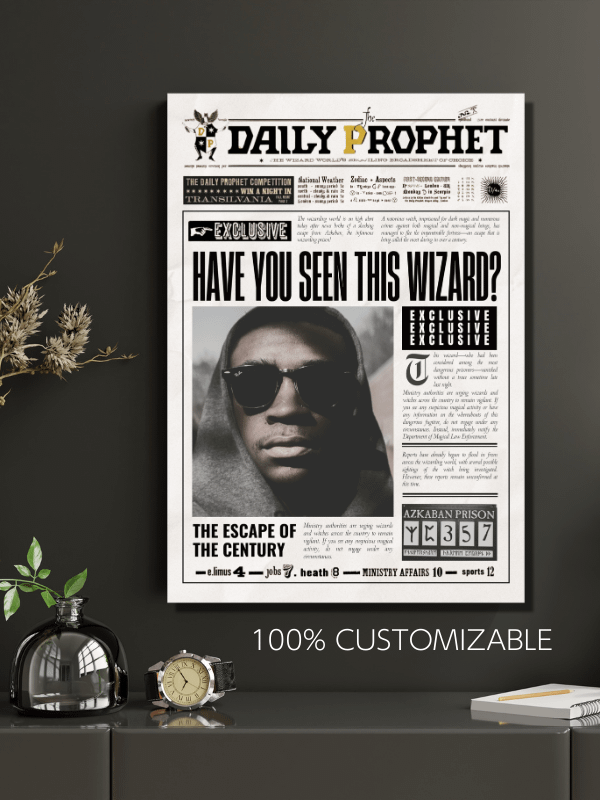 Have You Seen This Witch? Newspaper Daily Prophet Template I 100% Customizable product image (6)