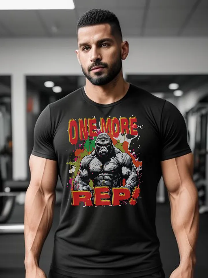 One More Rep Gorilla Fitness Gym Bodybuilding Weightlifting product image (1)