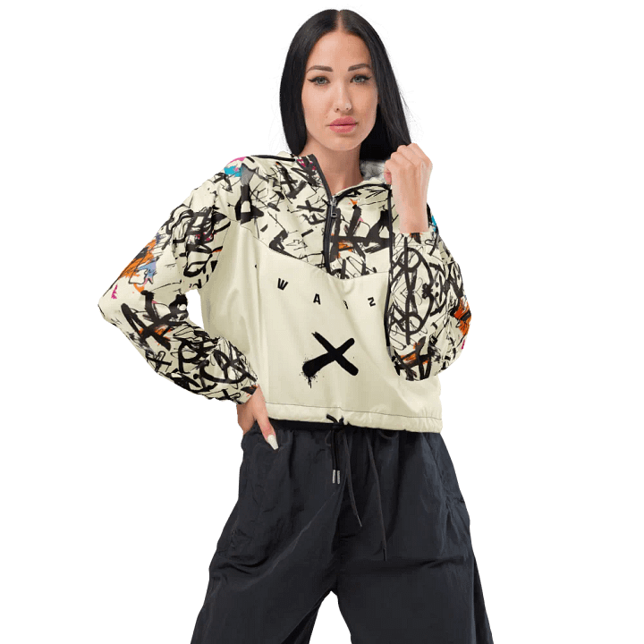 Urban Tagged by Swayze Crop Hoodie Windbreaker product image (2)