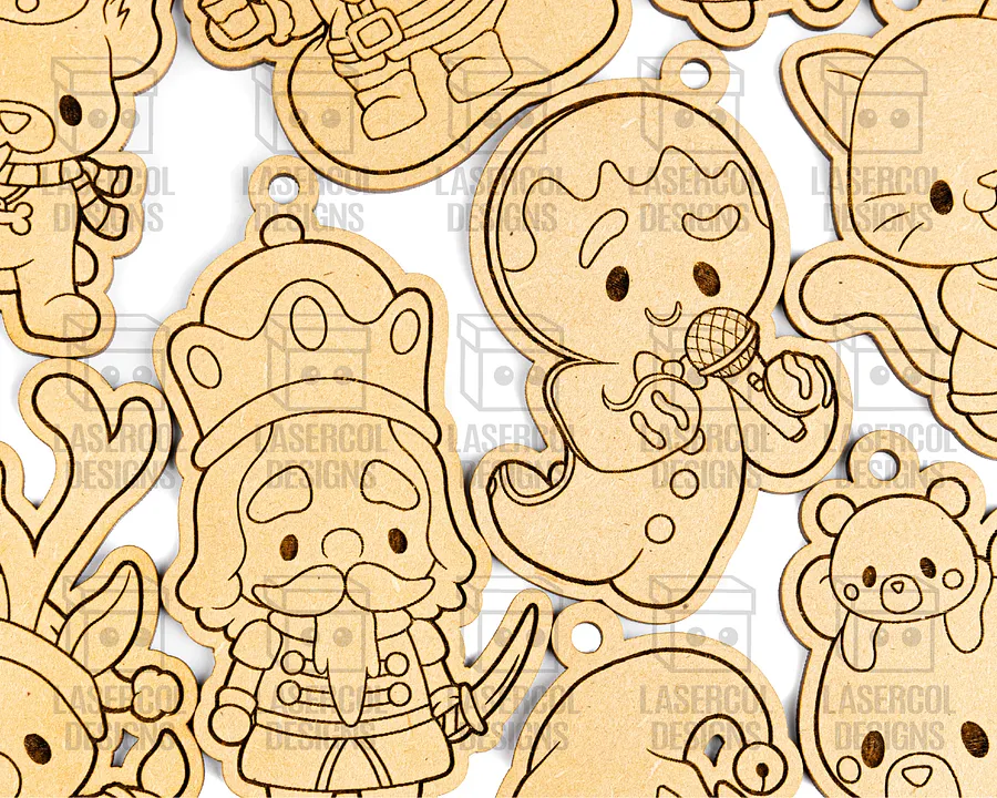 Christmas Ornaments - Laser Cut Files product image (8)