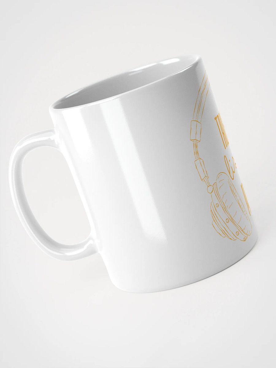 Talk Less Listen More White Glossy Mug product image (8)