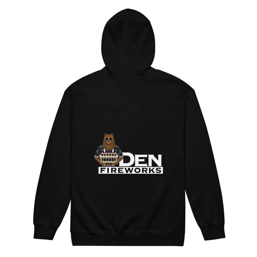 Black Zip up hoodie product image (7)