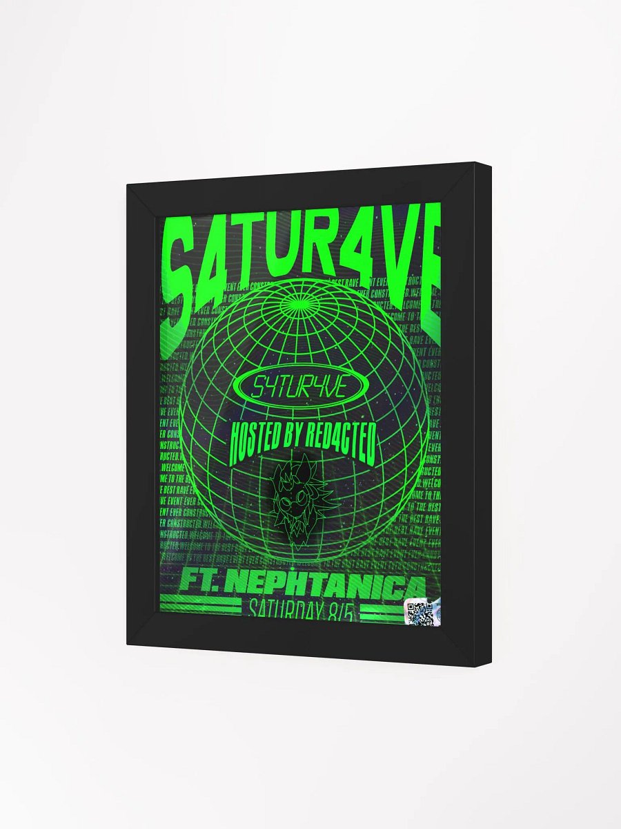 (Limited Run!!!) S4TUR4VE Year (And two month late) Anniversary Poster product image (3)