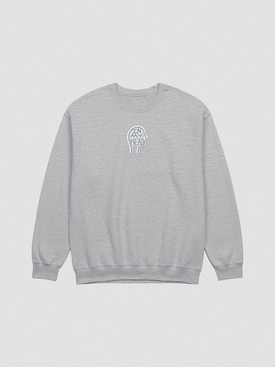 In My Head embroidered crewneck (grey bubble design) product image (4)