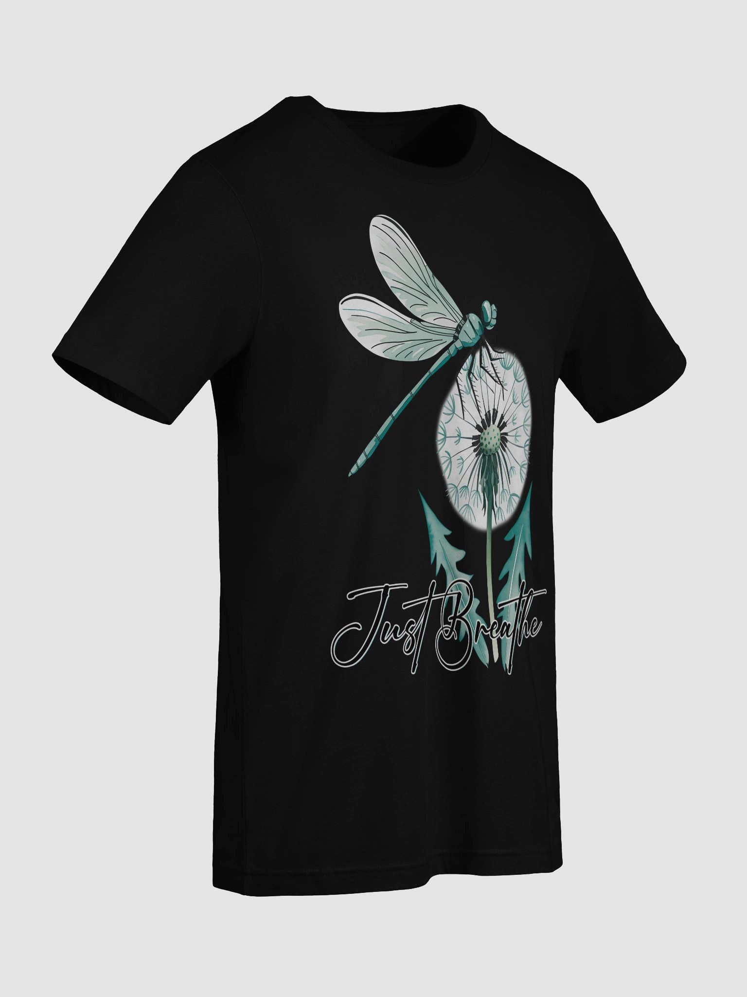 Dragonfly Dandelion Just Breath T-Shirt product image (41)