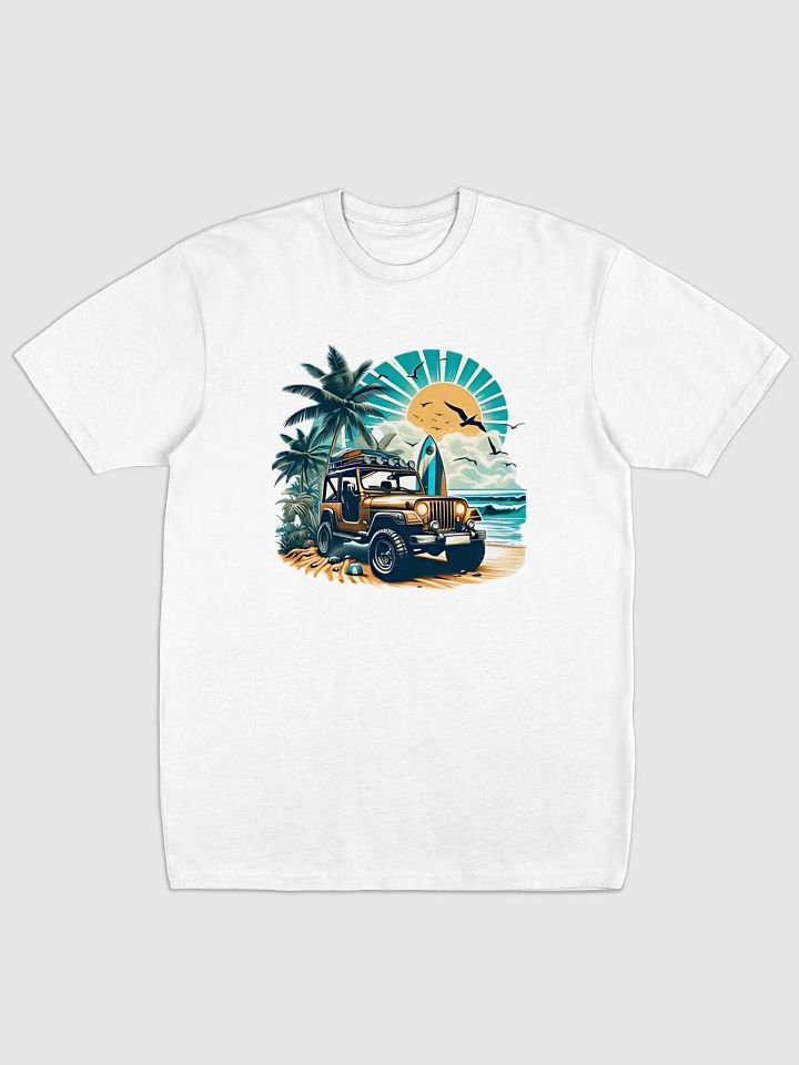 Vintage Beach Vibes: Classic Summer T-Shirt Featuring Retro Car Design product image (21)