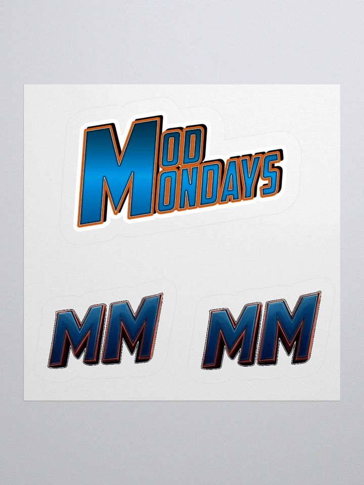 Mod Mondays Sticker product image (1)