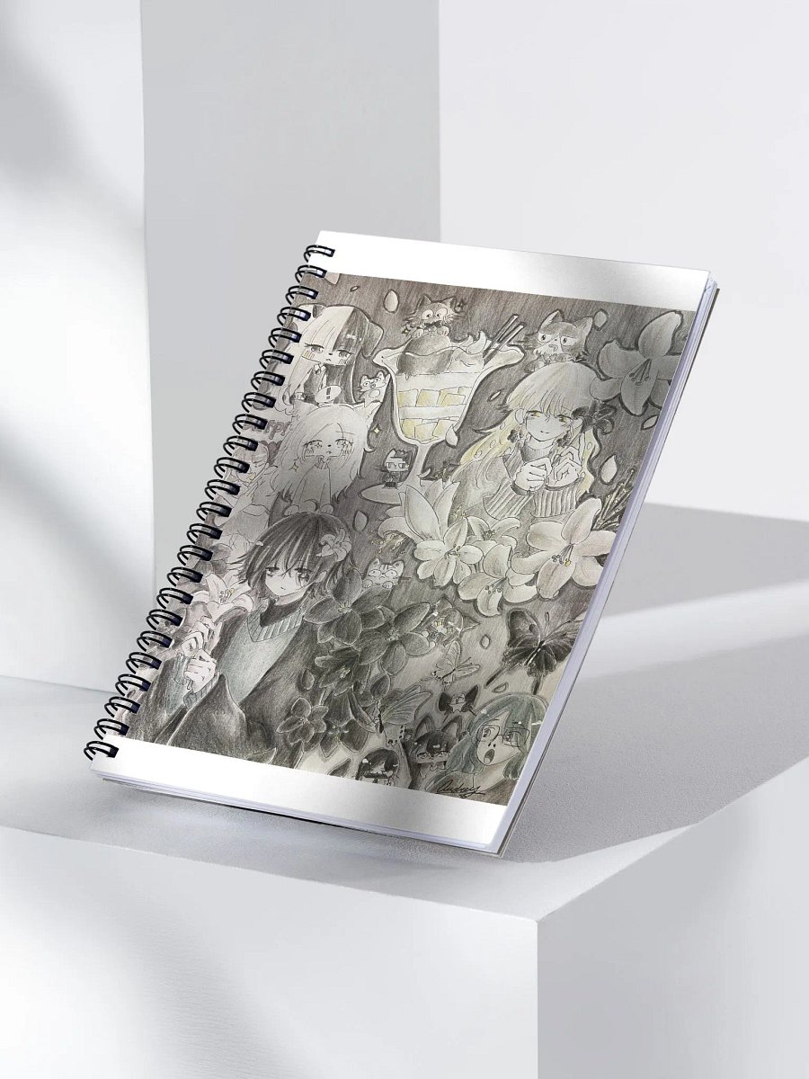 Black, Grey, and White - Notebook product image (4)