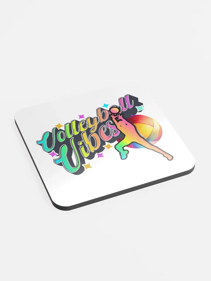 Volleyball Vibes Male Vibrant Coaster Set product image (2)